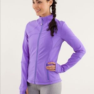 lululemon purple yoga running forme jacket 6 NWT